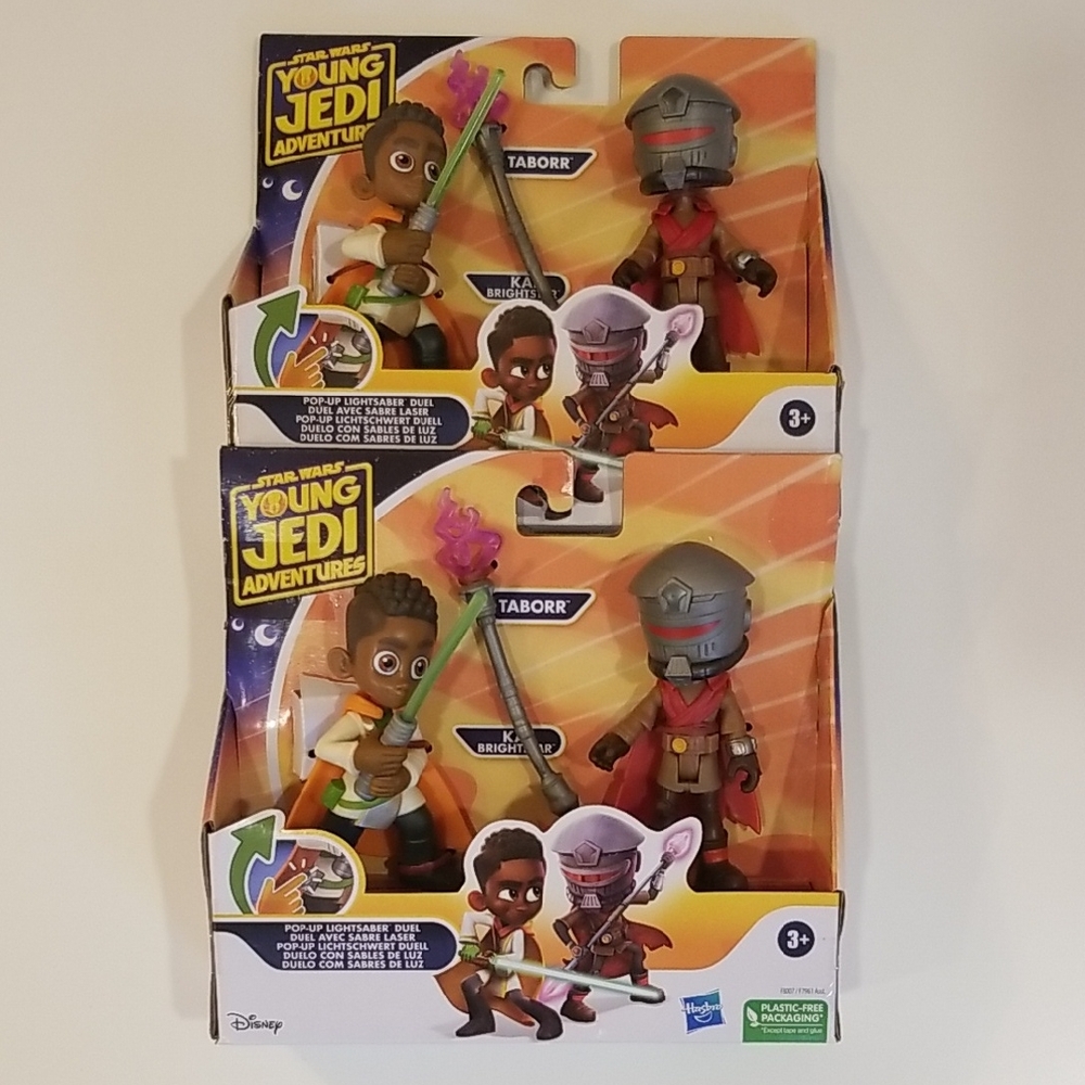 Star Wars Young Jedi Adventures Action Figure Set - KAI BRIGHTSTAR & TABORR